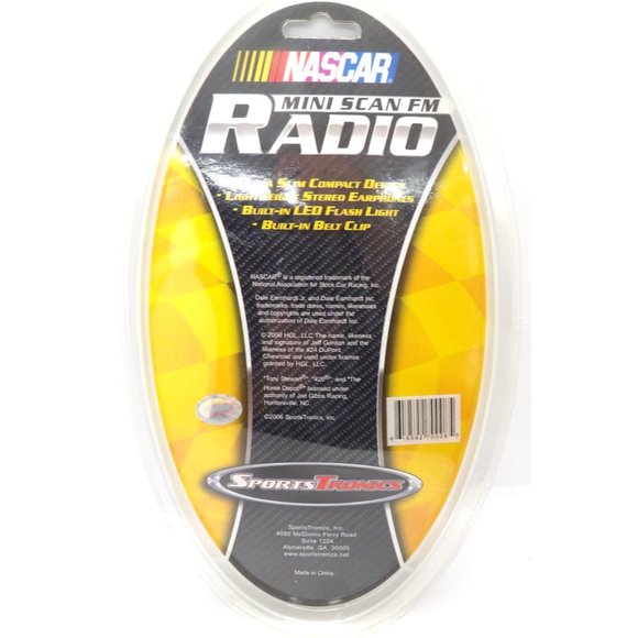 Nascar Dale Earnhardt jr. Mini scan FM Radio w/ Ear Phones NEW - Picture 3 of 3